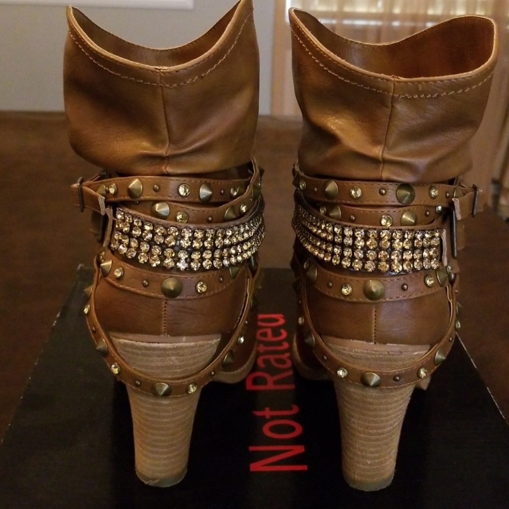 Womens Rhinestone Boots - Picture 3 of 3